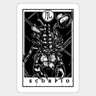 Scorpio Zodiac Tarot Sticker